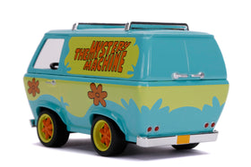 Jada Scooby-Doo Mystery Machine premium rubber tires enhance realism.