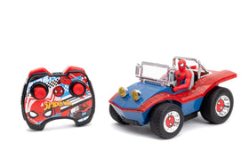 Jada Spider-Man Buggy with driver figure, ideal for imaginative races.