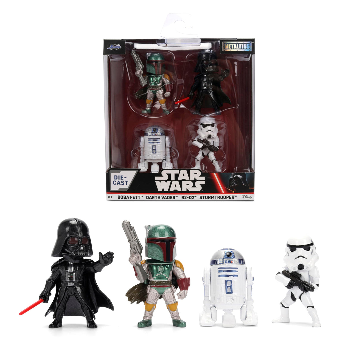 Jada Star Wars Metalfigs Darth Vader figure for display shelves.