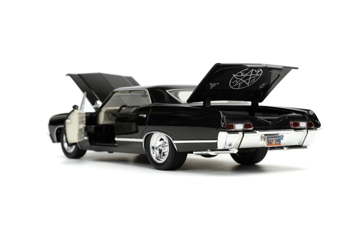 Jada Supernatural 1967 Impala with opening hood detail highlight