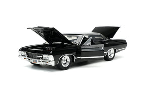 Jada Supernatural 1967 Chevy Impala with working wheels for realism
