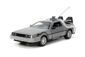 Jada Time Machine die-cast 1:24 front view for display and collection