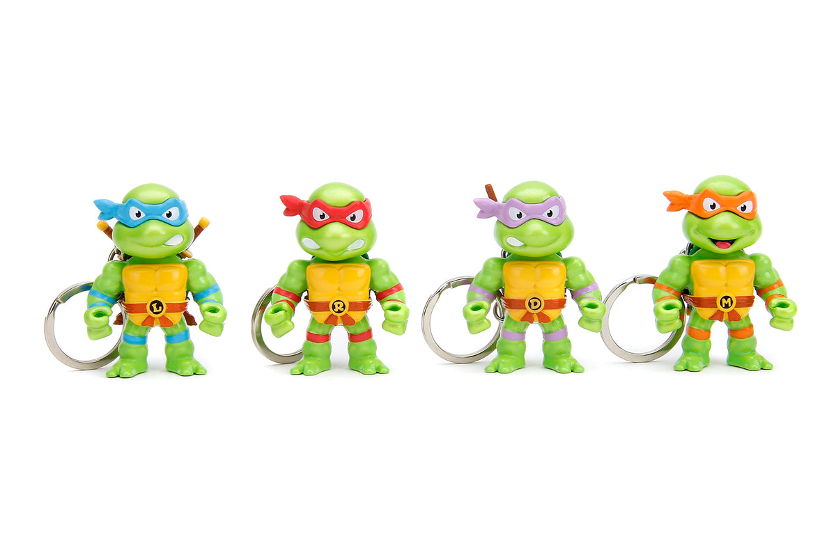Jada TMNT Metalfigs Raphael figure with keyring, ideal for keys or backpacks