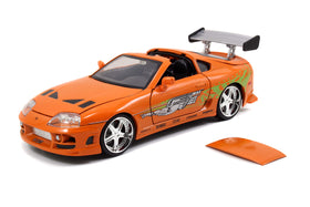 Jada Toys Brian's Toyota Supra detailed interior for realism.