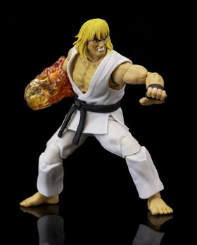 Jada Toys Ken Masters Player 2 accessories with stand for action poses.