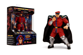 Jada Toys M. Bison action figure in arcade packaging for display and collection