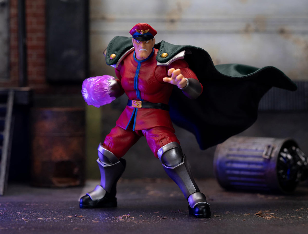 Jada Toys M. Bison purple fire accessory adds dramatic effect on display