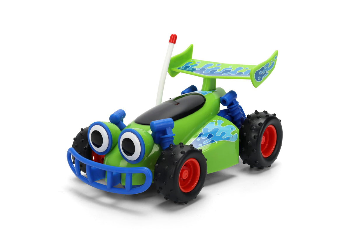Jada Toys Toy Story RC Buggy two buttons remote for simple control.