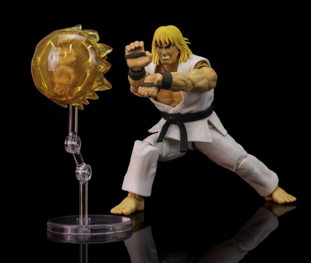 Jada Toys Street Fighter II collection figure displayed in arcade-inspired style.