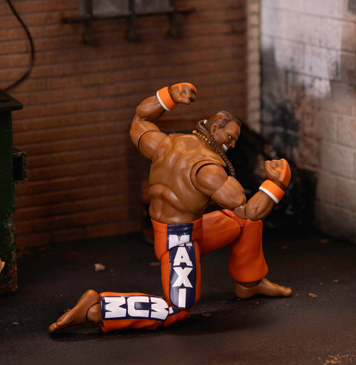 Premium arcade packaging showcases Dee Jay for collectors.