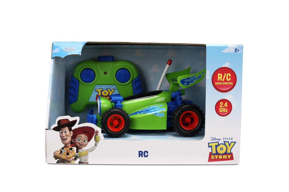 Jada Toys Toy Story RC Buggy eyes detail showing character look.