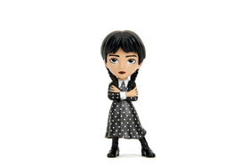 Jada Wednesday uniform figure highlights classic style with durable metal construction.