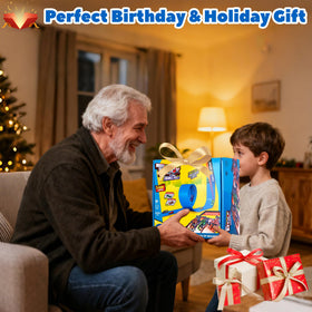 JAESITETER Gift-ready race track for kids ages 3 and up