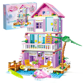 JAEUZKJYDA Beach House Set pink cozy resting area invites imaginative pretend tea parties