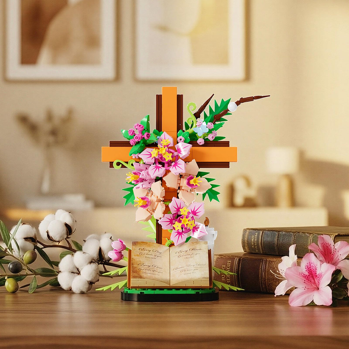 JAEUZKJYDA Faithful Cross Art highlights artisanal craftsmanship for gifting.