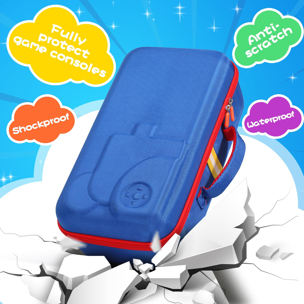 Jaffzora sturdy carrying handle enables easy travel with all contents.