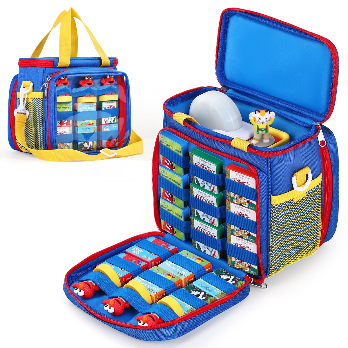 Jaffzora Dream Machine carrying case front view showing a roomy main compartment.