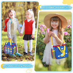 Jaffzora Dream Machine case with detachable shoulder strap and sturdy handle.