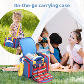 Jaffzora Dream Machine case colorful design adds energy to story time.