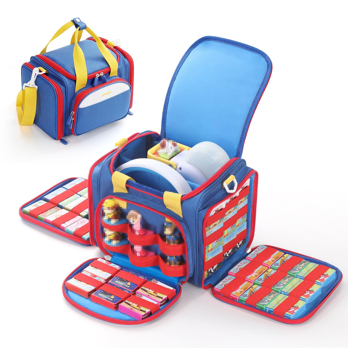 Jaffzora Dream Machine case open compartment for quick access and organized gear.