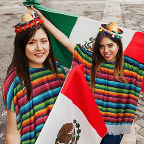 JaGely poncho neckline design for comfortable wear.