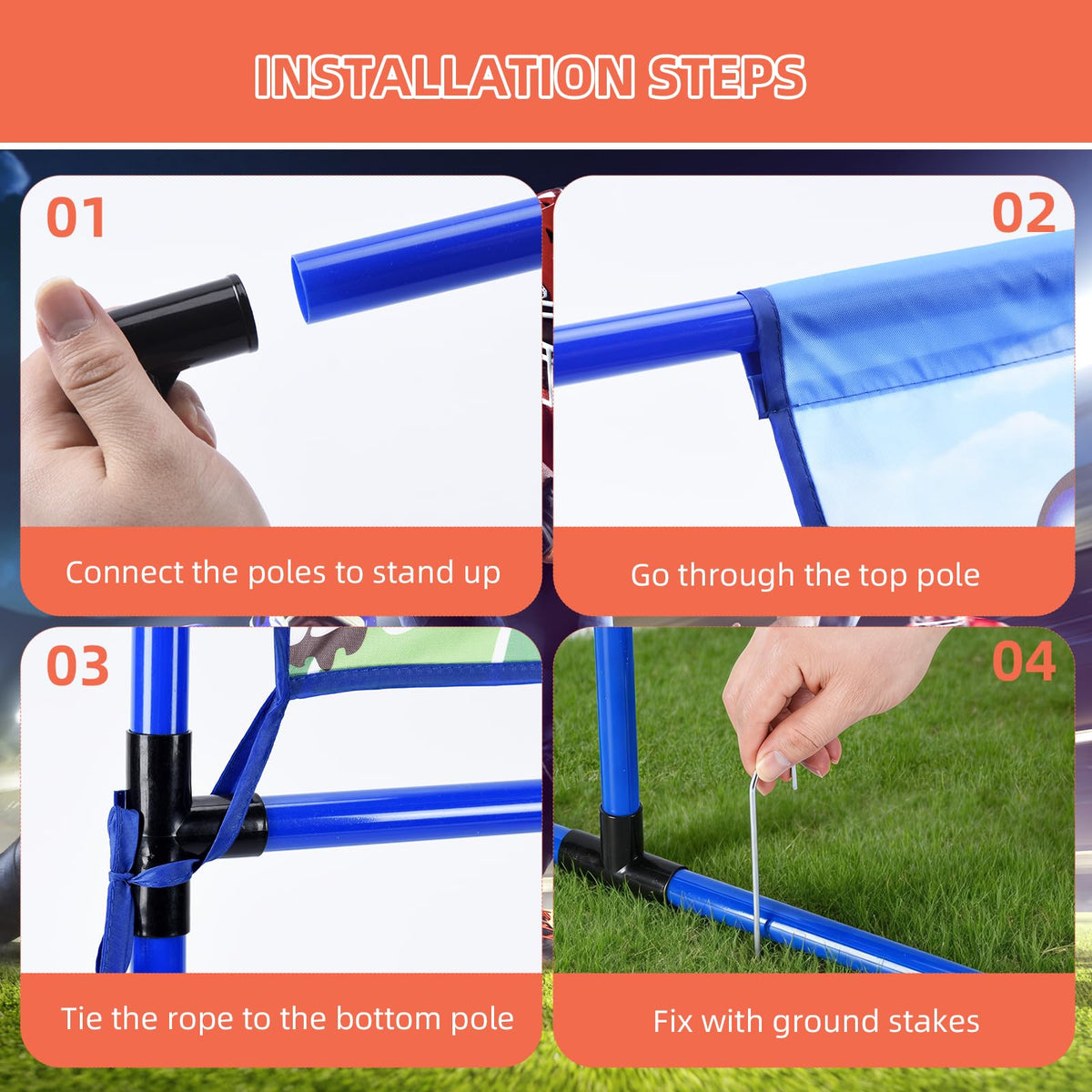 Jahenway quick-setup target game suitable for indoor and outdoor play