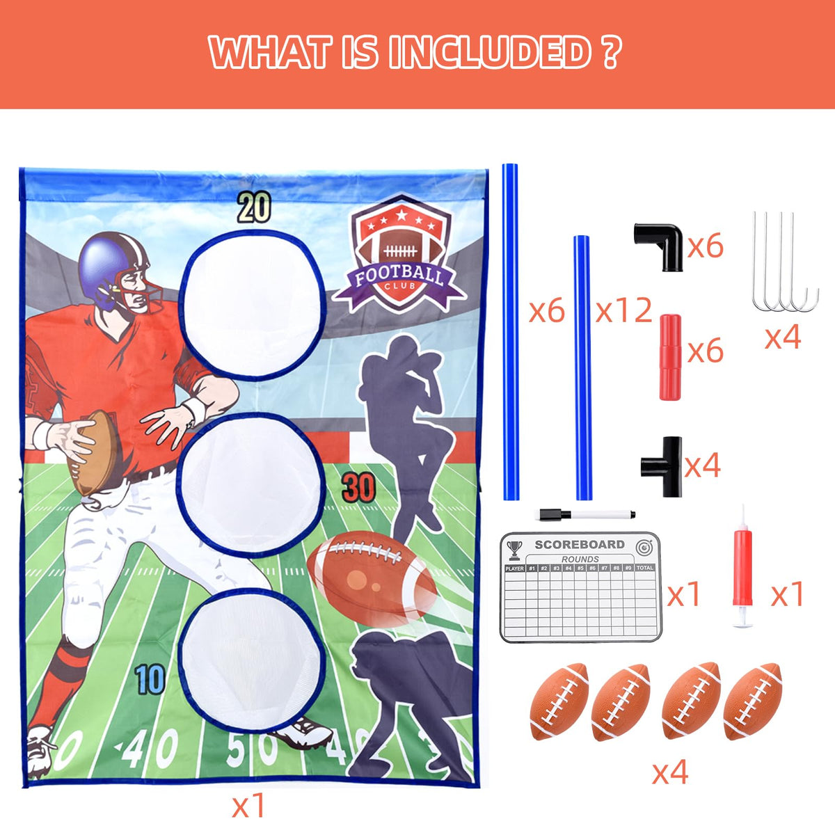 Jahenway reusable scoreboard helping track scores during backyard games