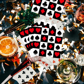 Jajajuegos folded six-and-a-half-inch napkins keep hands tidy at meals
