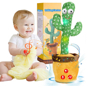 JAKCJFII Dancing Cactus toy front view inviting playful interaction and learning