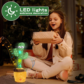 JAKCJFII Dancing Cactus toy volume control highlights four adjustable levels