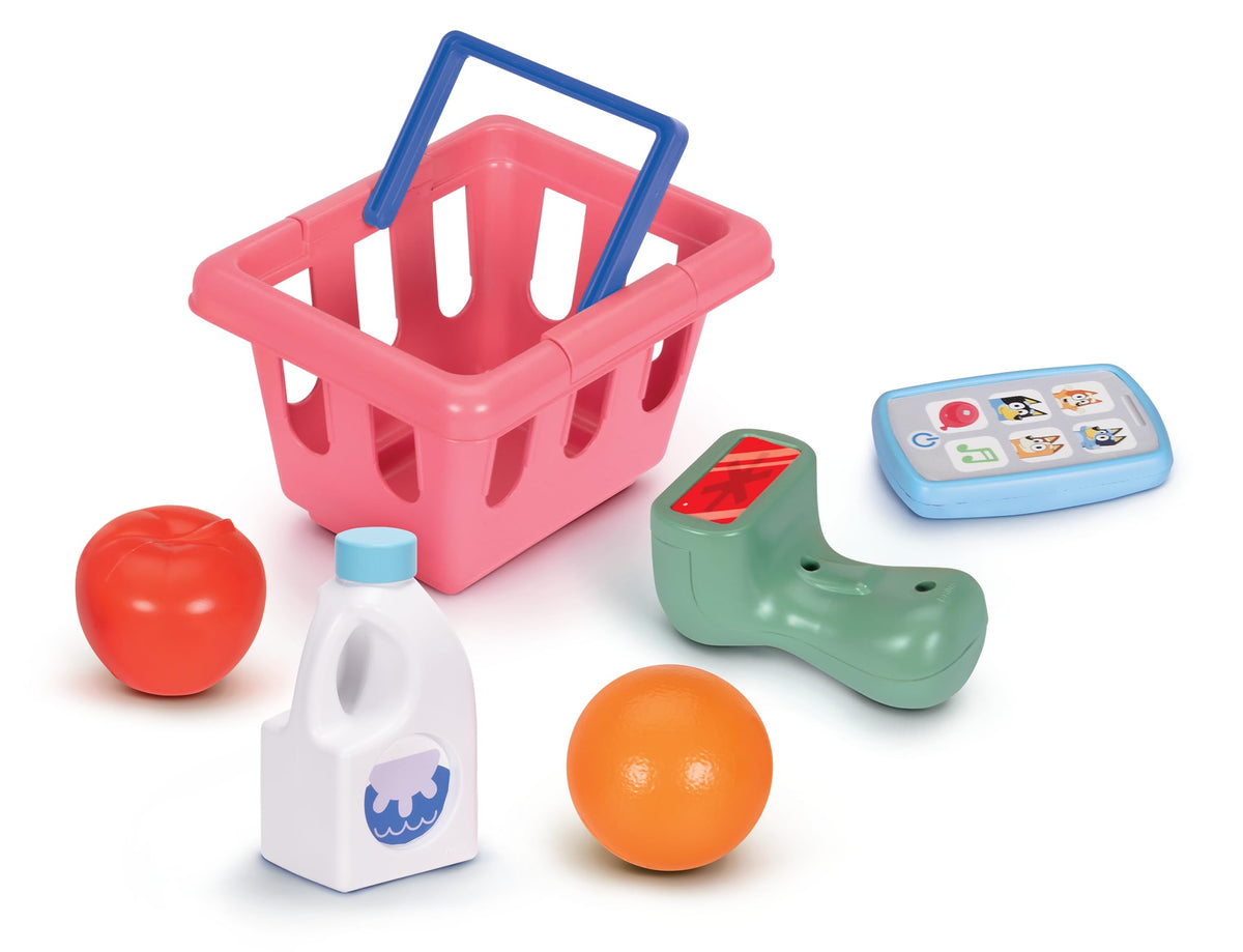 Push handle offers ergonomic grip for comfortable pushing.
