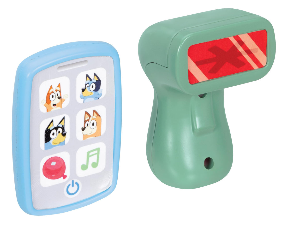Bluey ride on packaging highlights durable build and features.
