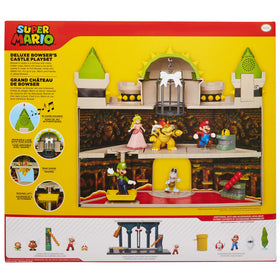 JAKKS Pacific Bowser's Castle spin fireballs detail invites dynamic battle play.