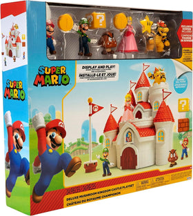 JAKKS Pacific brick block anchors castle layout and storytelling