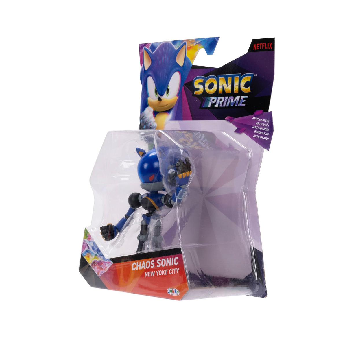 JAKKS Pacific Chaos Sonic suitable for ages 3+, encouraging imaginative play.