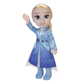 Elsa flowing hair enables brushing and styling sessions for creative hairstyling.