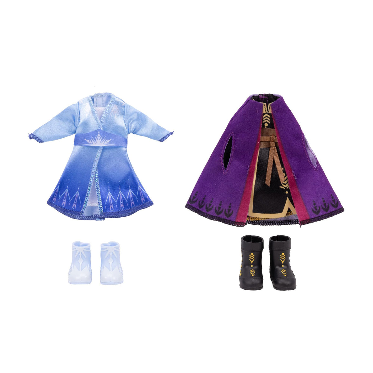 Disney Frozen Elsa and Anna outfits included for versatile storytelling during play