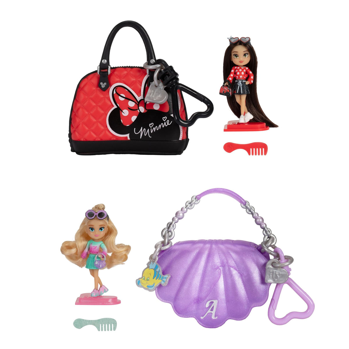 JAKKS Pacific Tote-ily Teenies doll stand for displaying tiny figures.