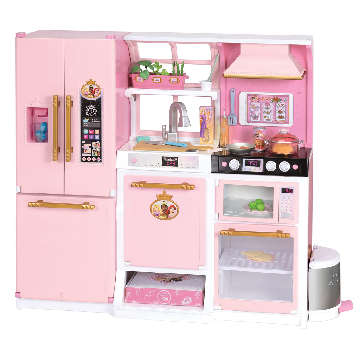 Complete accessory pack supports extended princess-themed role-play
