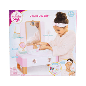 Disney Princess Deluxe Day Spa cleanser bottle inspires pretend skincare routines