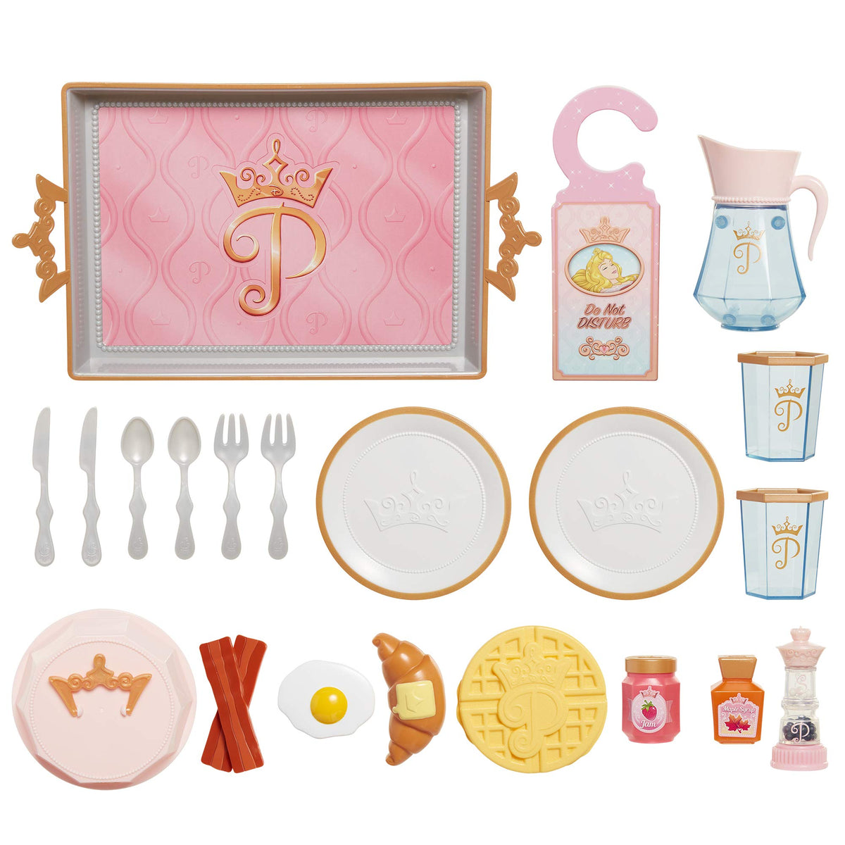 Disney Princess salt & pepper shaker adds realistic table detail.
