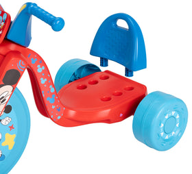 JAKKS Pacific Mickey Mouse Fly Wheels Cruiser, front wheel LED lights highlight playful nighttime visibility.