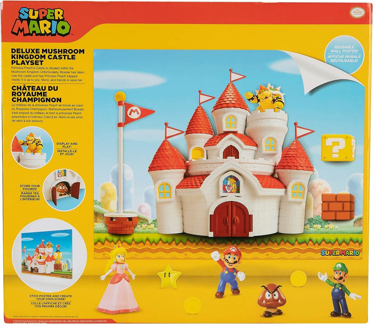 JAKKS Pacific question block with interactive surprises for kids