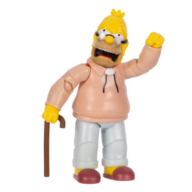 JAKKS Pacific Simpsons Grampa Simpson 5-Inch front view for display and collection