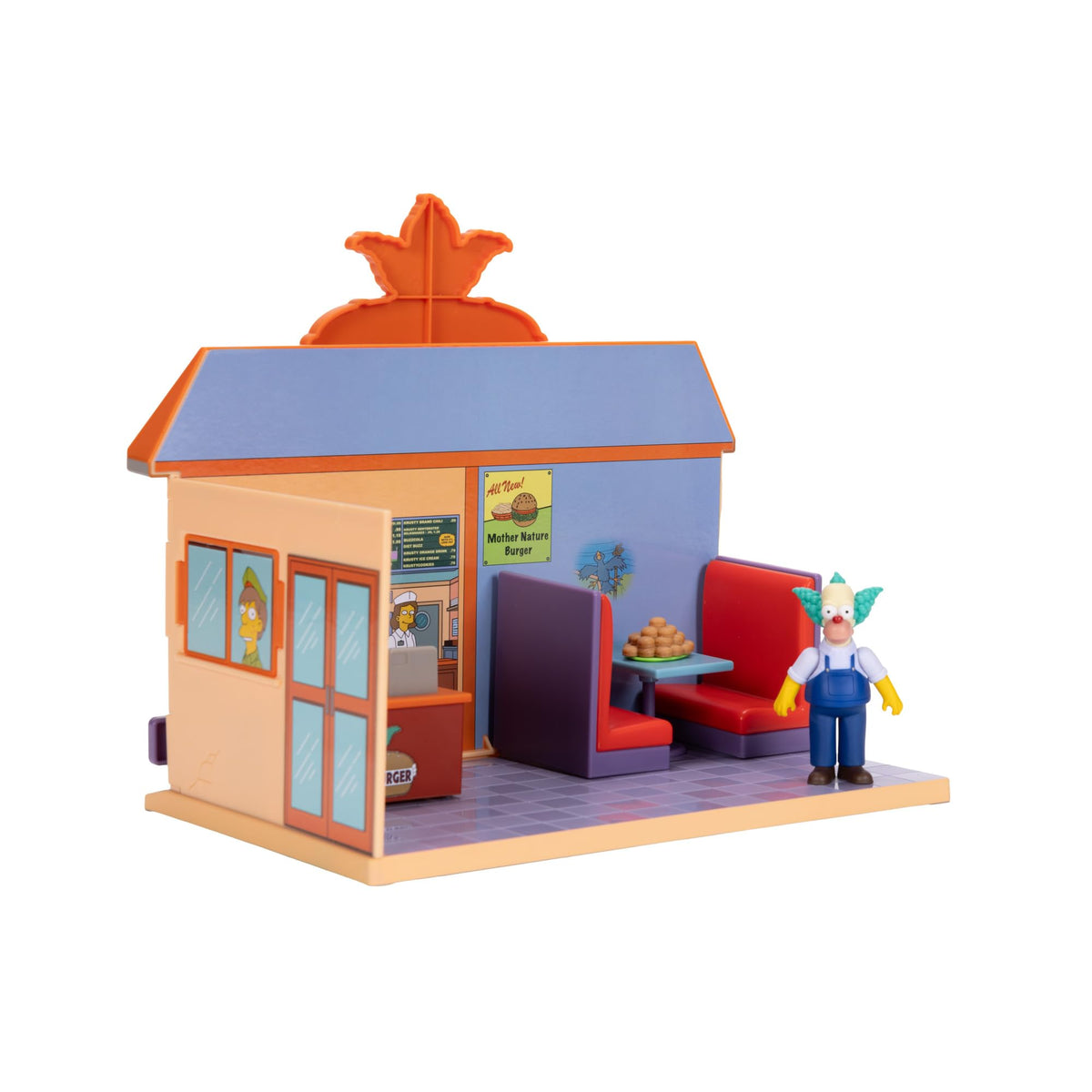 Krusty Burger Diorama cash counter with interactive feature