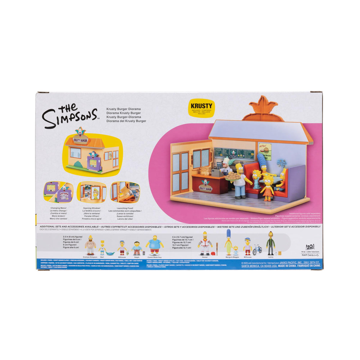 Krusty the Clown figure included with Krusty Burger Diorama
