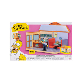 Krusty Burger Diorama take-out bag launch action moment
