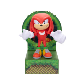 JAKKS Pacific Sonic Knuckles figure with customizable facial expressions for versatile posing.