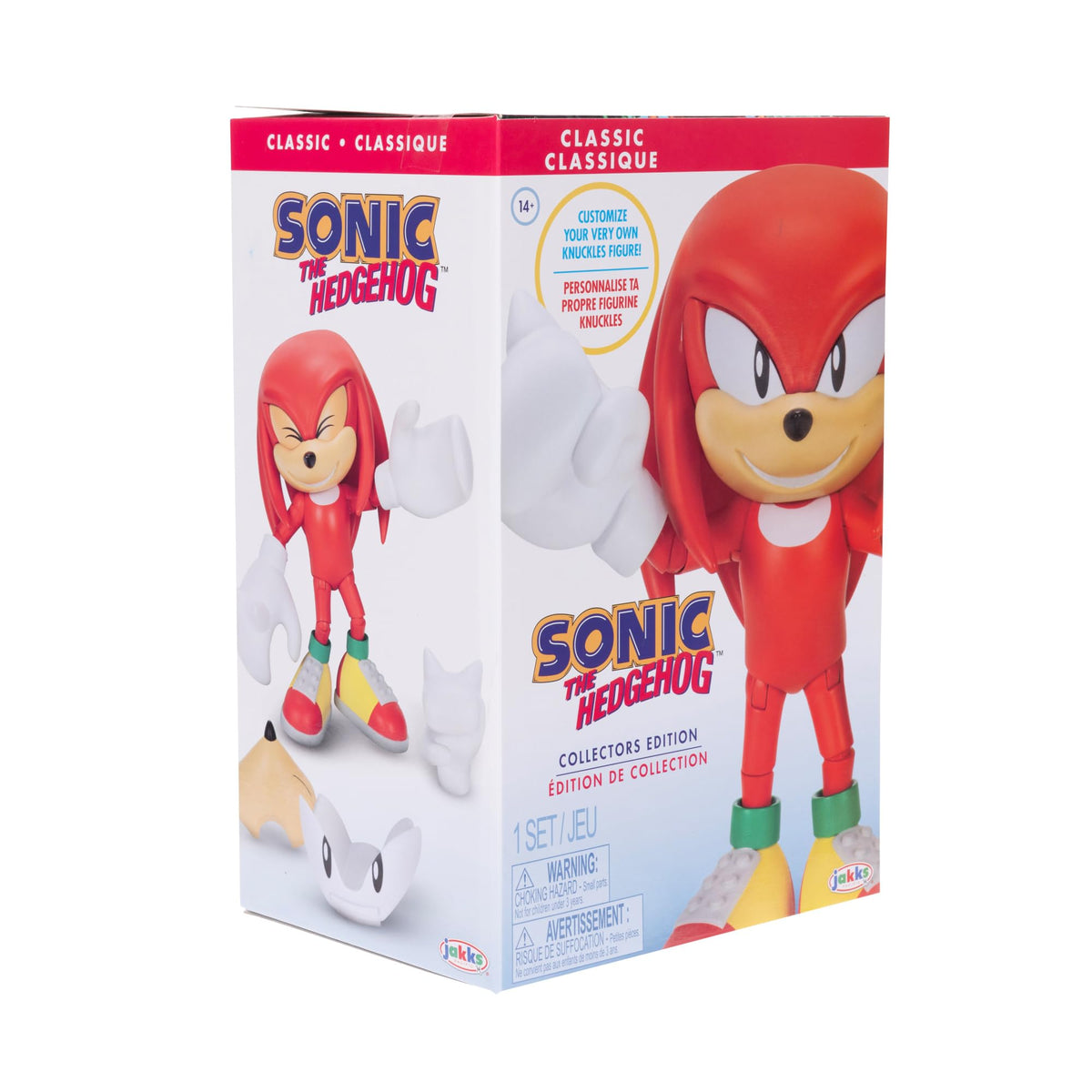 Official Sega-licensed Knuckles figure ensures authentic branding and quality.