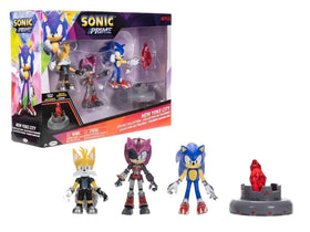JAKKS Pacific Sonic Prime 2.5-inch Sonic figure ready for display and imaginative play.
